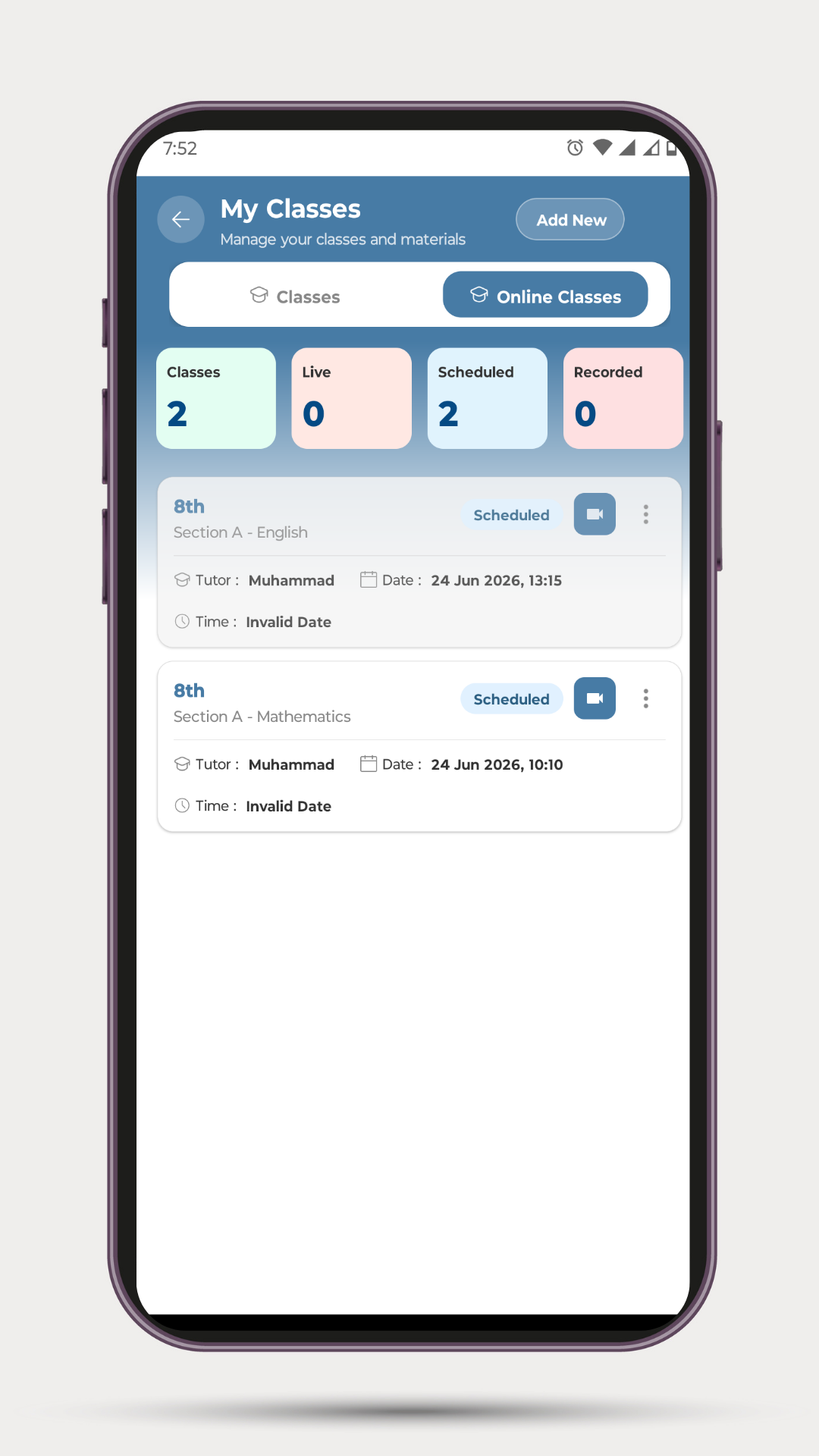 Edu Manage App screenshot 3